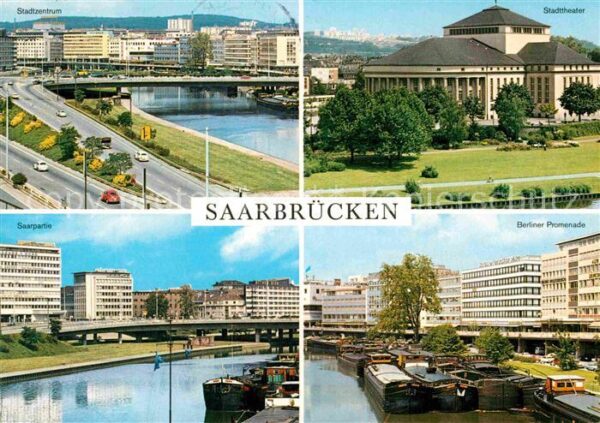 Saarbruecken Stadtzentrum Stadttheater Saarpartie Be