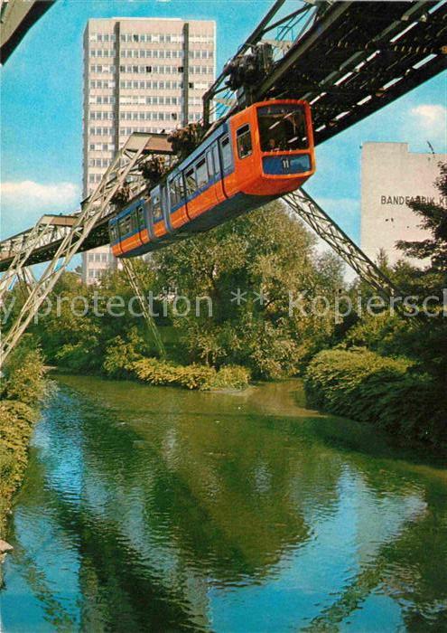 Wuppertal Justizhochhaus Schwebebahn