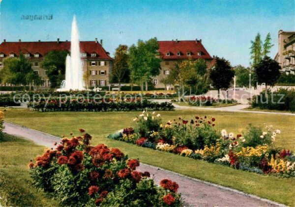 Erlangen Partie am Ohmplatz Fontäne
