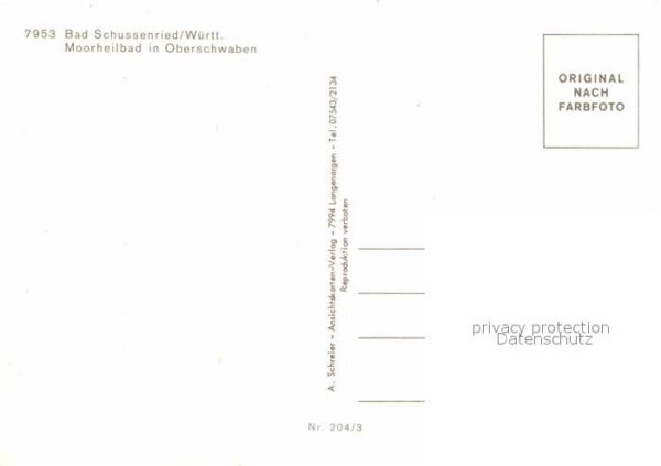 Bad Schussenried Ortsmotive Kloster Kirche Moorheilbad W – Bild 2