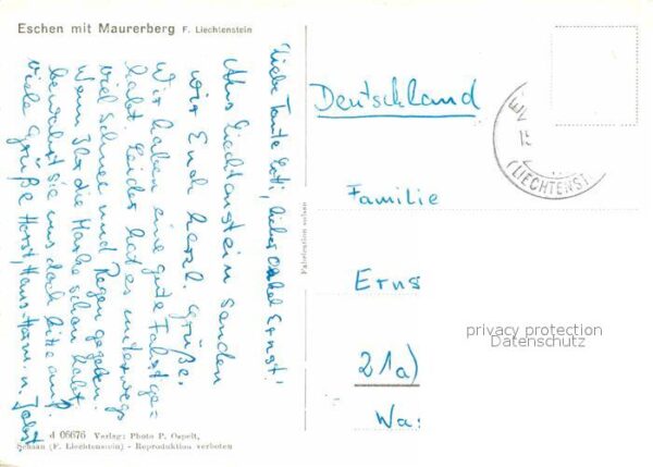 Eschen Liechtenstein  mit Maurerberg – Bild 2