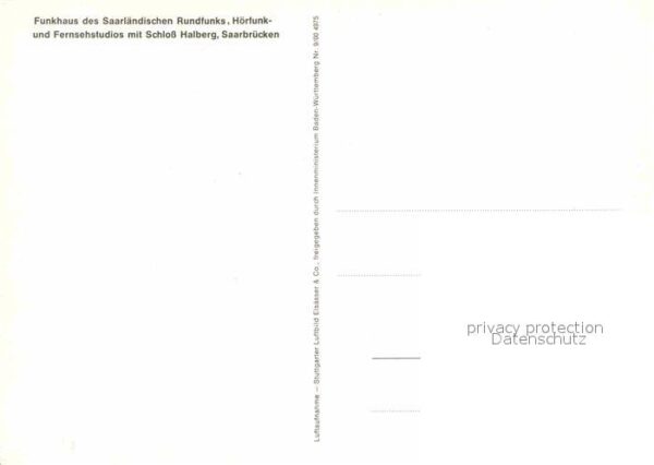 Saarbruecken Funkhaus des Saarländischen Rundfunks S – Bild 2