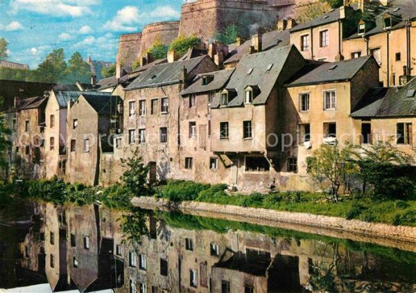 LUXEMBOURG  Luxemburg Alzette pittoresque au Grund Bastion du