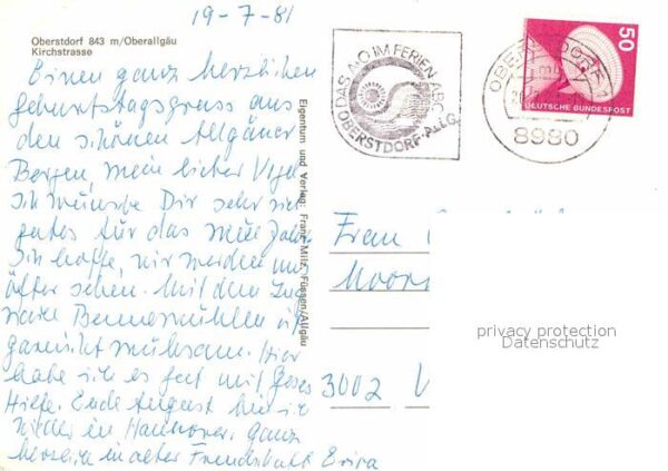 Oberstdorf Kirchstrasse Kirche Alpenblick – Bild 2