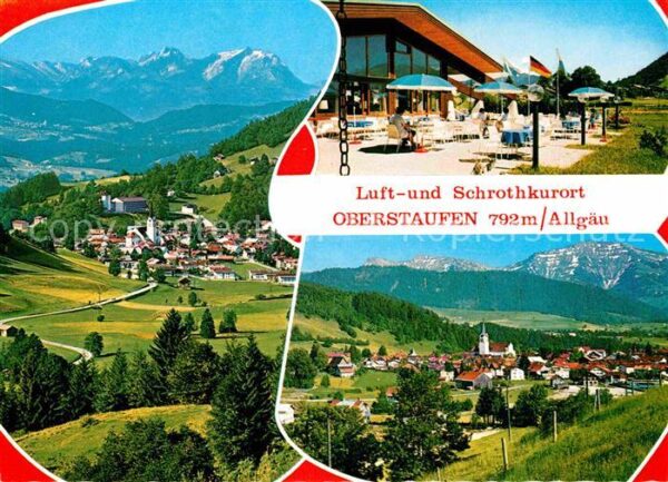 Oberstaufen Panorama Allgäuer Alpen Restaurant Terr