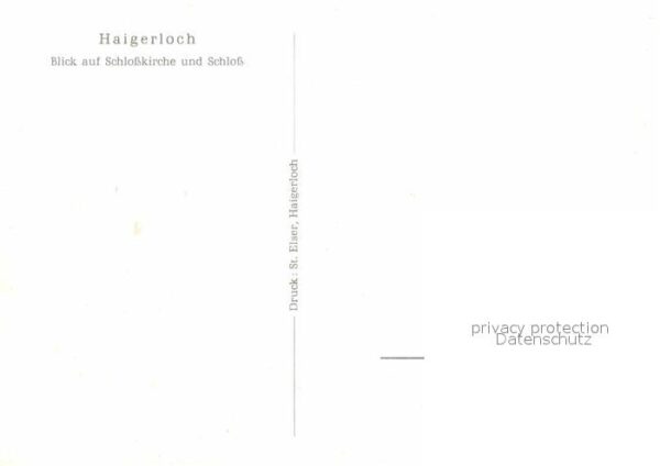 Haigerloch Blick auf Schlosskirche und Schloss Bau – Bild 2