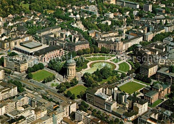 Mannheim Wasserturm Christuskirche Rosengarten F