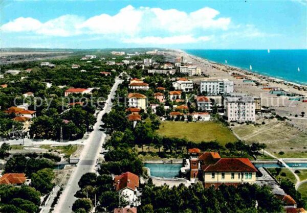 Milano Marittima Spiaggia e pineta dal grattacielo Stran