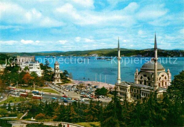 Istanbul Constantinopel Dolmabahce Sarayi ve Camii Palace on th