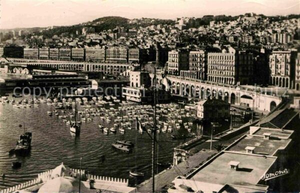 Alger Algerien Vue generale de Bab el Oued et Notre Da