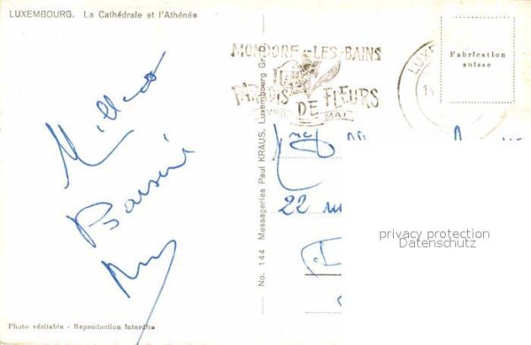 LUXEMBOURG  Luxemburg La Cathedrale et l'Athenea – Bild 2