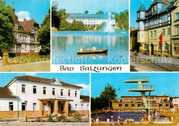 Bad Salzungen Kurbücherei Kurhaus am Burgsee Henneber