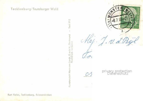 Tecklenburg Gasse Altstadt Kirchturm – Bild 2
