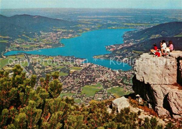 Wallberg Panorama Blick vom Wallberggipfelfelsen