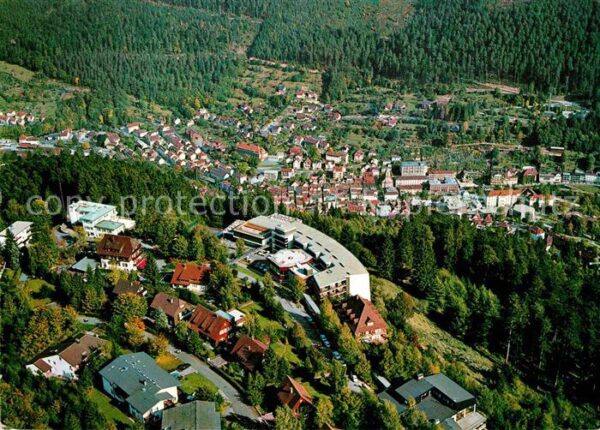 Wildbad Schwarzwald Höhenkurgebiet Sommerberg mit Blick auf