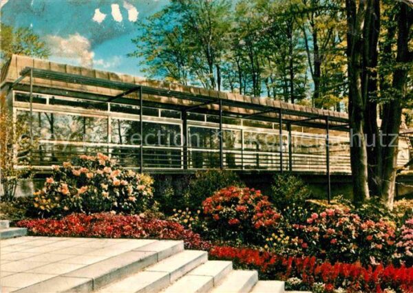 Malente-Gremsmuehlen Liegehalle im Kurpark Kneippheilbad Luf
