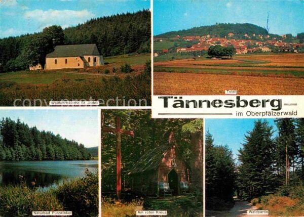 Taennesberg Wallfahrtskirche Naturbad Am roten Kreu