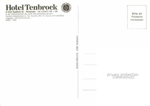 Pfeifenofen Stadtlohn Hotel Tenbrock Restaurant Hallenbad – Bild 2