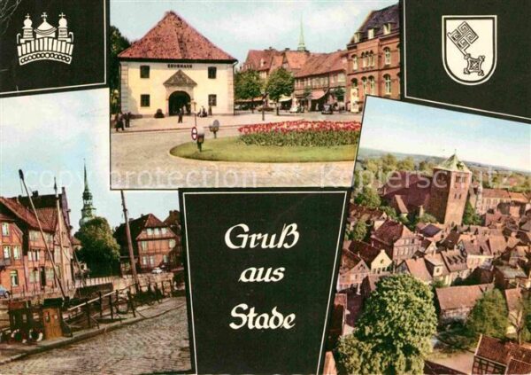 Stade Niederelbe Pferdemarkt Zeughaus Altstadt Kirche Pa
