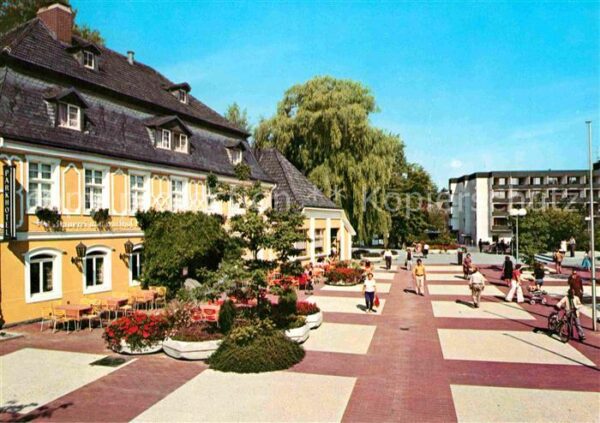 Bad Sassendorf Fussgängerzone im Kurzentrum
