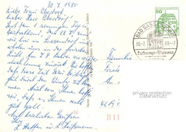 Bad Sassendorf Schloss Sanatorium Schwan Kurpark – Bild 2