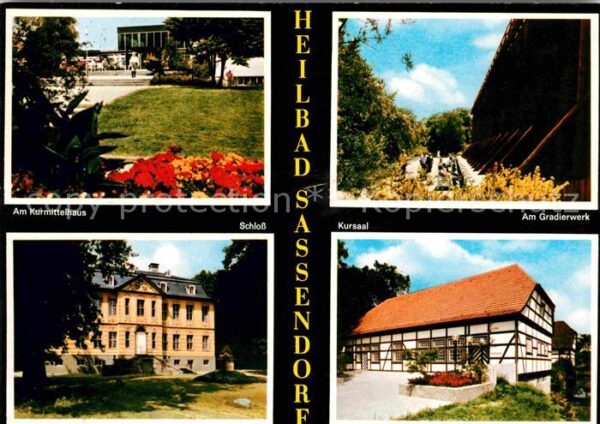 Bad Sassendorf Kurmittelhaus Gradierwerk Kursaal Schlo