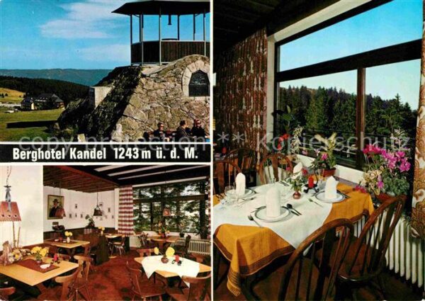 St Peter Schwarzwald Berghotel Kandel Restaurant Aussichtspl