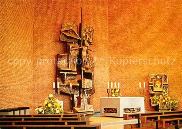 Schoenstatt Au Borken Kirche Mariä Verkündigung Innenansicht