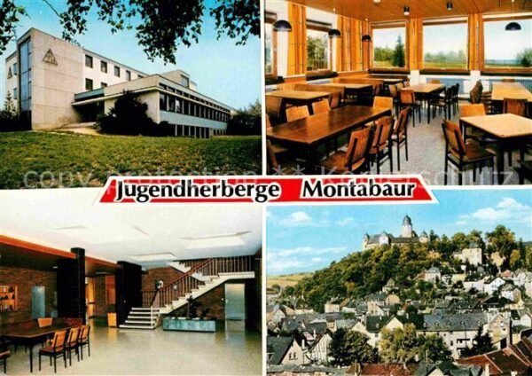 Montabaur Westerwald Jugendherberge Altstadt mit Blick zum S
