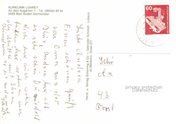 Salmuenster Bad Soden Kurklinik Lohrey – Bild 2