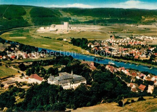 Beverungen mit Herstelle und Würgassen Weser Flieg