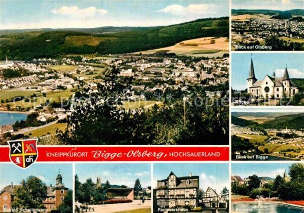 Bigge Panorama Kneippkurort Kirche Kurpark Fa