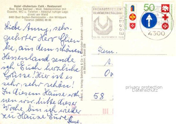 Bad Soden-Salmuenster Hotel Restaurant Cafe Hubertus am Wildp – Bild 2
