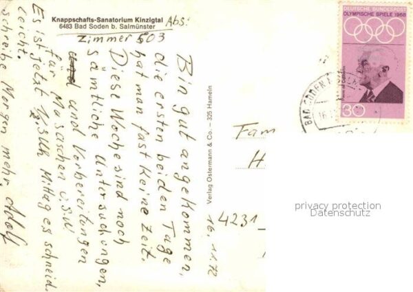 Bad Soden-Salmuenster Knappschafts Sanatorium Kinzigtal – Bild 2