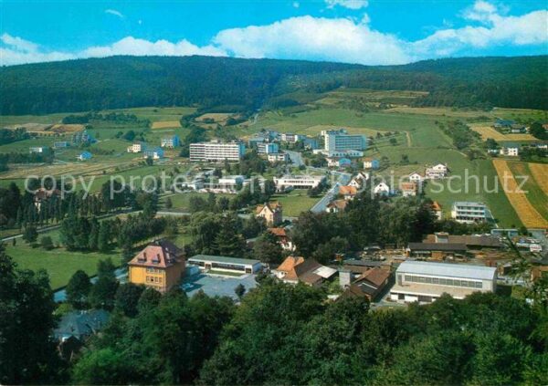 Bad Soden-Salmuenster Panorama Blick auf Sanatorien und Kurpa