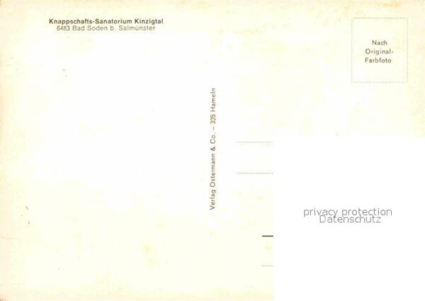Bad Soden-Salmuenster Knappschafts Sanatorium Kinzigtal – Bild 2