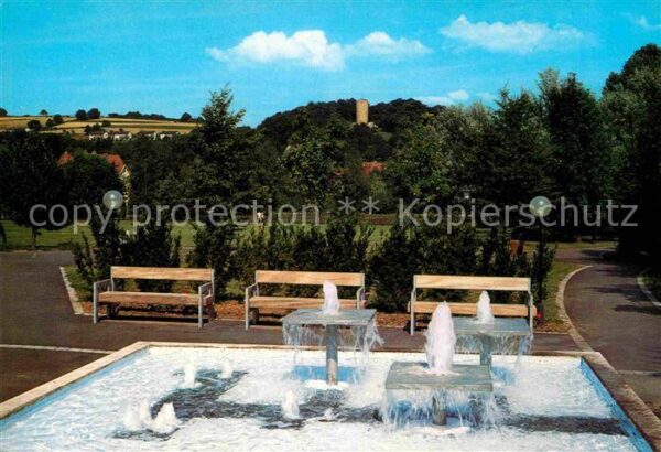 Bad Soden-Salmuenster Wasserspiele Kurpark Kurviertel