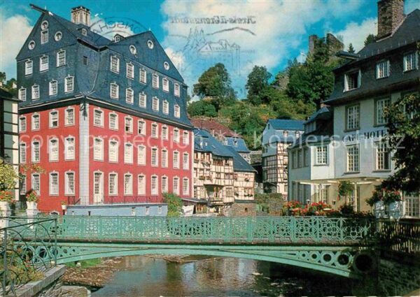 Monschau Rotes Haus Altstadt Cafe Hotel Ruine Ha