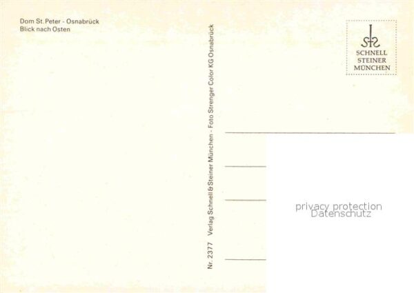 Osnabrueck Dom St Peter Innenansicht – Bild 2