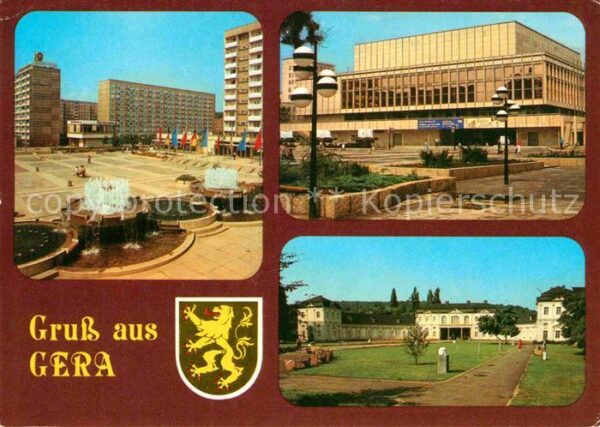 Gera Platz Dr Rudolf Breitscheid Strasse Kul
