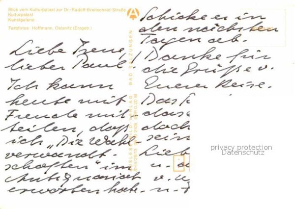 Gera Platz Dr Rudolf Breitscheid Strasse Kul – Bild 2