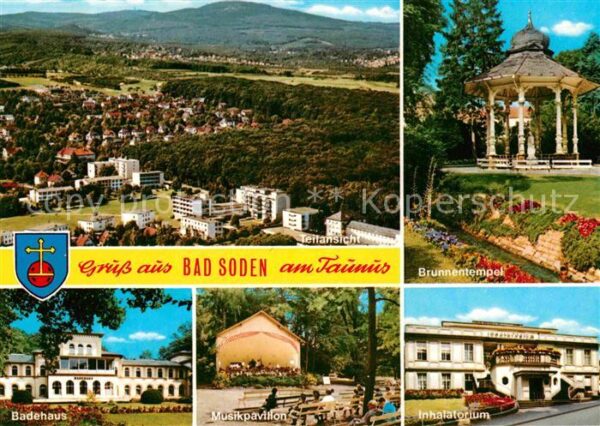 Bad Soden Taunus Teilansicht Brunnentempel Inhalatorium