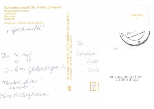 Gerhardtsgereuth Wiedersbacher Strasse Teilansicht Übers – Bild 2