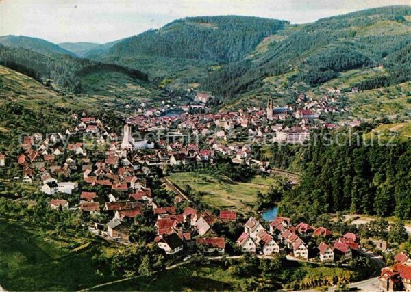 Gausbach Panorama Murgtal Schwarzwald