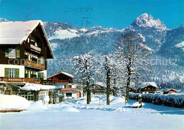 Geitau Postgasthof Rote Wand mit Wendelstein W