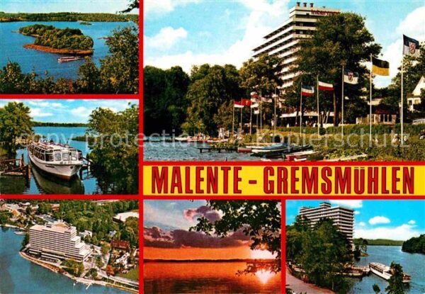 Malente-Gremsmuehlen Dieksee Bootsanleger Abendstimmung Hote