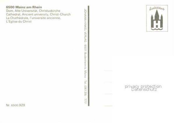 Mainz Rhein Dom Alte Universität Christuskirche – Bild 2