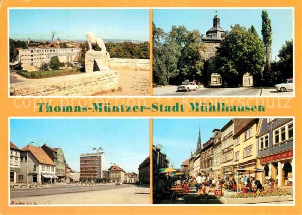 Muehlhausen Thueringen Frauentor Wilhelm Pieck Platz Steinweg