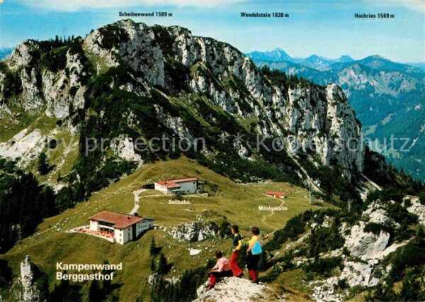 Kampenwand Chiemgau Berggasthof Kampenwand Seilbahn Wandern