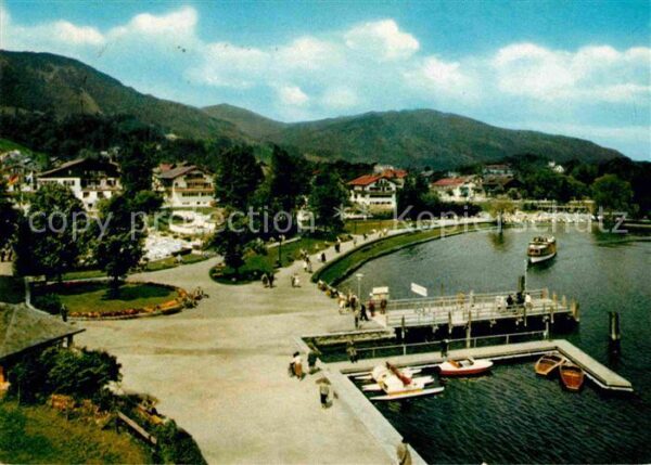 Bad Wiessee Promenade Bootsanleger